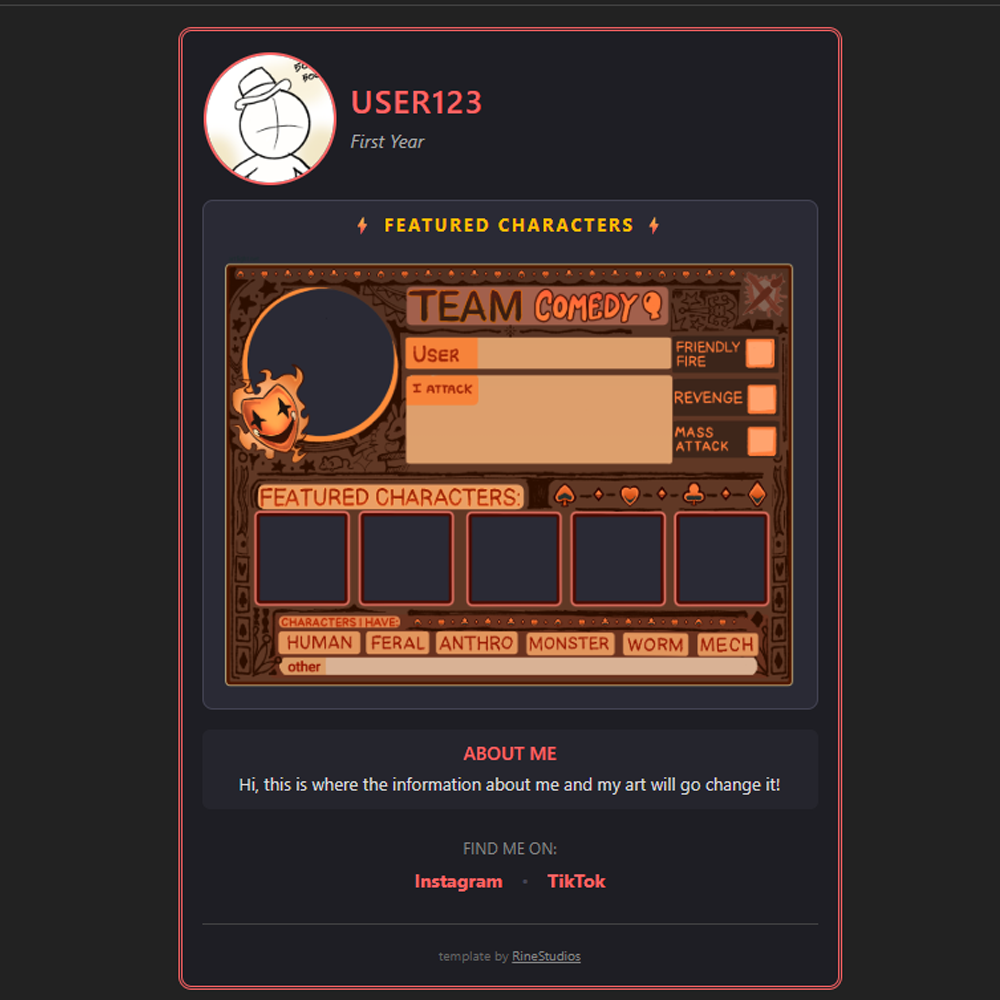 Template 1 Preview
